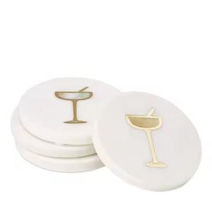 Ensemble de sous-verres modernes en acier inoxydable Tapis de boisson en métal personnalisés pour la salle à manger et l'événement à la maison de luxe - Product Image 3