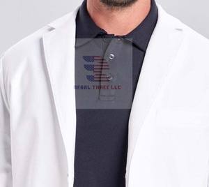 Bata de Laboratorio Profesional de manga larga para hombre - Product Image 6