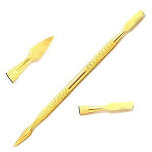 Removedor de esmalte de gel de doble cara, pulidor de uñas de manicura, acero inoxidable, cutículas, precio de fábrica, gran oferta - Product Image 1