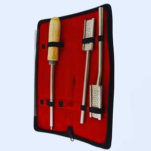 Juego de escofina Dental de caballo de primera calidad, juego de mango de madera de 3 piezas, instrumentos veterinarios, escofina Dental de caballo - Product Image 5