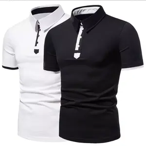 Suministro de fábrica de ropa, camiseta de polo en blanco personalizada, Camiseta con estampado de pantalla de hojaldre, Camiseta con estampado gráfico diverso - Product Image 1