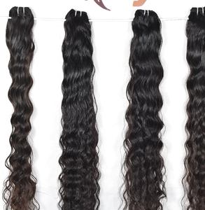 100% extensiones de cabello Remy recto vietnamita Virgen sin procesar cutícula alineada onda suelta profunda estilo agua paquetes de cabello indio - Product Image 3