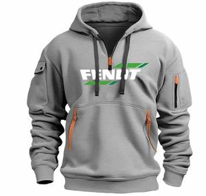 Sudadera con capucha de lana con cremallera para hombre, abrigo de gimnasio, sudadera con capucha para hombre, abrigo deportivo para mujer, abrigo holgado de primavera y otoño, sudadera cálida - Product Image 6