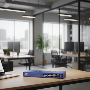 Commutateur réseau 24 ports 100 Mbit/s pour fournitures de bureau - Product Image 3