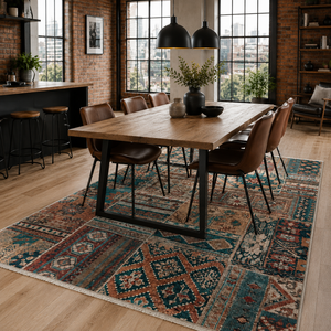 Netline Home Homestead Waves Warm Taupe Heritage <b>Washable</b> <b>Rug</b> - Product Image 4