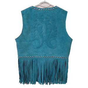 Top de moda nueva llegada estilo occidental prendas de vestir exteriores Chaleco de cuero para las mujeres - Product Image 2