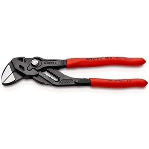 For KNIPEX 180mm Pliers Wrench Black Atramentized 40mm <b>Clamping</b> Width Plastic Coated - Product Image 1