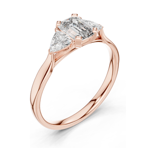 Bague en diamant CVD cultivé en laboratoire 2.0 CT VVS-VS EF, élégante, disponible en or 18 carats, 14 carats, 10 carats et argent, disponible en or rose, or jaune, or blanc - Product Image 6