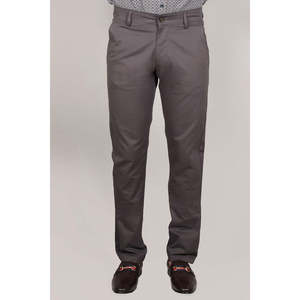 Pantalón Chino Casual JASHUS para Hombre con Logotipo Personalizado, Cintura Media, Tela Oxford, Cierre de Cremallera, Ligero, Recto, de Color Liso - Product Image 3