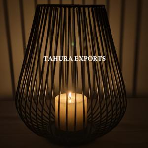 2026 Elegant Rustic <b>Candle</b> Holder With <b>Large</b> Cage Structure Ideal For Warm Ambient Glow In Weddings Patios Or Cozy Home Settings - Product Image 2