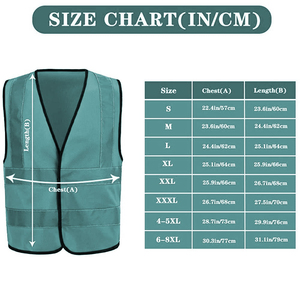 เสื้อกั๊กนิรภัยสะท้อนแสงสำหรับงานก่อสร้าง ความปลอดภัยสูง มองเห็นได้ชัดเจน สำหรับผู้ชาย พร้อมบริการจัดส่ง - Product Image 4