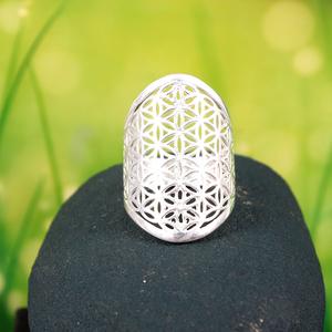 925 Sterling Silver Women's Classic Mandala Art Design Ring Eternity Boho Perfect Birthday Anniversary Gift - Product Image 4