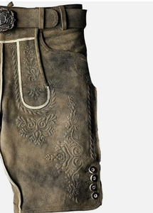 Short bavarois Ledhosen Oktoberfest Lederhosen pour hommes Design personnalisé Dernier pantalon bavarois allemand - Product Image 4