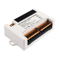 Télécommande sans fil 433MHz DC5-30V AC90-250V 4 CH RF relais récepteur et émetteur pour contrôle universel de porte de garage