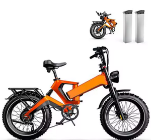 Vélo électrique pliable 1000W (2000W en crête) pour adultes, 35 MPH, 100 milles d'autonomie, batterie amovible 48V 25Ah, pneus larges 20" x 4.0 - Product Image 1