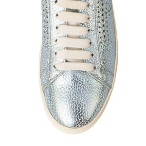 Sneakers da Donna Tod's in Vera Pelle Cassetta Leggera 12a Allacciata in Argento, Taglia 37.5, Scarpe Traspiranti - Product Image 6