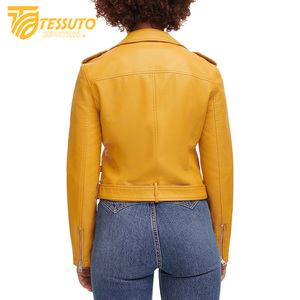 Veste de course pour femme d'hiver en cuir de vache véritable respirante Veste en cuir pour femme - Product Image 1
