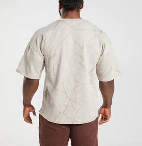 Camisetas extragrandes de algodón 100% de alta calidad, Camiseta lisa de talla grande con diseño estampado de 280gsm de peso pesado - Product Image 2