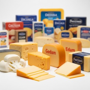 Fromage frais naturel Mozzarella Cheddar Gouda Edam Casher en vrac pour pizza, sandwichs et restaurant - Product Image 2