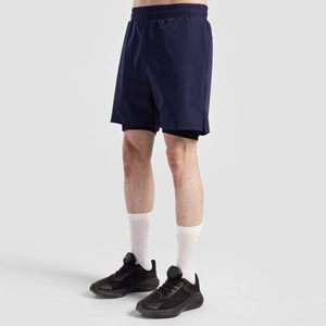 กางเกงกีฬาขาสั้นทรงหลวม 187 GSM ผ้าโพลีเอสเตอร์ผสมสแปนเด็กซ์ ระบายอากาศได้ดี ยืดหยุ่น แห้งเร็ว รับผลิตตามแบบ OEM แบรนด์ส่วนตัว - Product Image 1