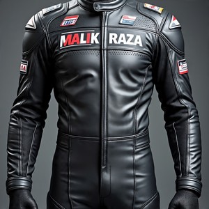 Traje de cuero de moto de color personalizado Malik Raza MOQ bajo suministro de usuario final al por mayor - Product Image 3