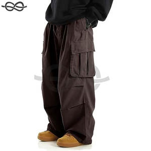 Pantalones Cargo holgados con bolsillo lateral y cordón para hombre, pantalones holgados para correr, cómodos, versátiles, elegantes, informales, para actividades al aire libre - Product Image 5