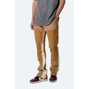 Denim évasé B243-Brun - Product Image 2
