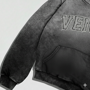 Nouvelle Mode Streetwear Vintage Hoodie Coton Sun Faded Acid Wash Hoodie French Terry Blank Cropped Zip up Boxy Hoodie pour Hommes - Product Image 5