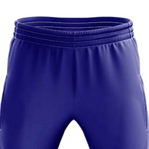 Ensemble de vêtements de cricket personnalisé, confortable et respirant, polo gris avec des accents bleu royal, pantalon assorti pour les équipes de sport - Product Image 6