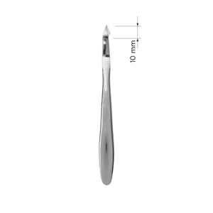 Coupe-ongles de qualité supérieure à lames affûtées, pointe de 10 mm, coupe-cuticules, éliminateur de peaux mortes, coupe-ongles en acier métallique pour la beauté - Product Image 5