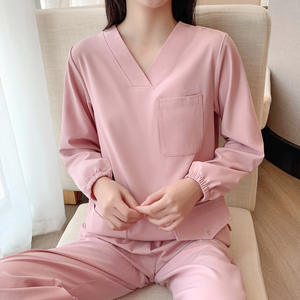 Uniformes médicos de nuevo estilo, conjuntos de uniformes médicos con cuello en V y cuello abierto, trajes de enfermería, uniformes hospitalarios - Product Image 4