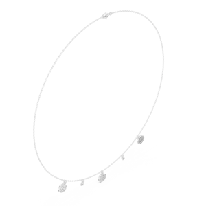 Vente en gros de chaîne de boîte à bijoux plaquée argent 925 zircon cubique collier creux classique pour femmes - Product Image 3