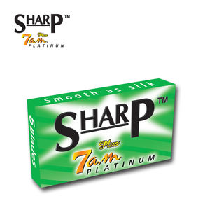 Hoja de afeitar de seguridad afilada, 7am Platinum, doble filo - Product Image 4