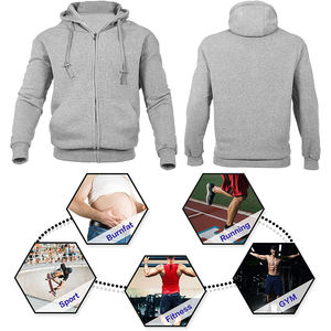 Venta caliente personalizado hombres pulóver con capucha grueso liso Fitness ropa deportiva gimnasio polar sudadera - Product Image 4
