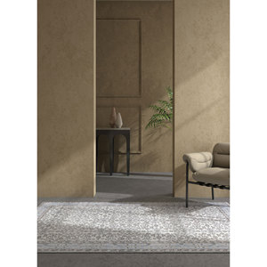 Alfombra de Lana Azul Vintage Anudada a Mano con Patrón Floral y Abstracto para Sala de Estar, Pasillo, Entrada y Dormitorio - Pae-1747 - Product Image 5