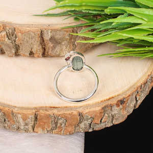 925 Pure <b>Silver</b> Handmade Oval Cut Labradorite Gemstone <b>Statement</b> <b>Ring</b> with Bezel Setting Rhodium Plated Fine Jewelry (14x6mm) - Product Image 6