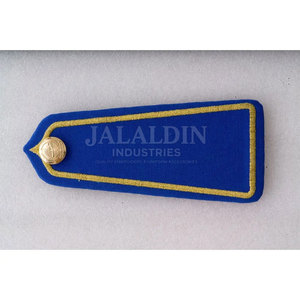 Fully Customized OEM Service Uniform <b>Accessories</b> Laser Cut Washable Cotton Epaulettes Shoulder Board Soft Slip on - Product Image 5