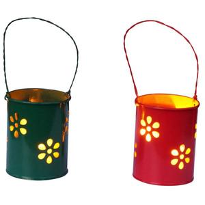 Yellow Mercury Glass <b>Votive</b> <b>Candle</b> Holder Set of 12 - Product Image 4