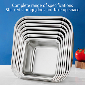 चावल सब्जियों के लिए स्टेनलेस स्टील वर्ग बेसिन ड्रेन ड्रेन क्रशर रसोई का कॉंडर सेट - Product Image 3