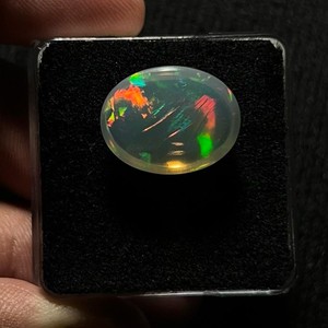 Ethiopian Multi-Fire Opal Forma ovalada 14*18MM Welo Fire Opal Loose GEmstone para hacer joyas - Product Image 2