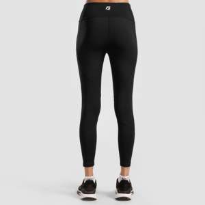 Pantalon de sport Equniox (Noir) Grande Taille XS XXS Legging en Nylon/Spandex avec Fermetures Éclair Décoratives Collant Respirant pour Entraînements Coupe Cheville Personnalisée - Product Image 3
