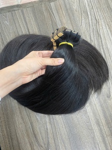 Extensions de cheveux vietnamiennes à bandes adhésives 100g, très lisses, pointes pleines, couleurs personnalisables - Product Image 5