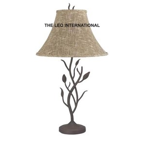 โคมไฟตั้งโต๊ะรูปต้นไม้และผ้าทำจากโลหะอลูมิเนียมสไตล์แฟนซีขายดีไฟตกแต่งบ้านสุดหรู - Product Image 5