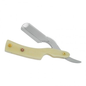 มีดโกนเพื่อความปลอดภัยที่โกนหนวดหินสีเทามีด้ามจับพลาสติกที่หรูหรา GE-1805-65เพื่อความงามและการดูแลส่วนบุคคล - Product Image 2