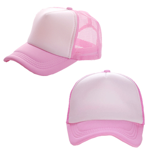 Casquette de baseball à la mode pour femmes avec chapeau en mousse rose Snap Back Logo personnalisable Tissu en toile denim velours-Casquette de camionneur OEM - Product Image 3