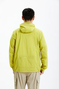 Veste coupe-vent unisexe polyvalente à capuche, technologie 3-en-1, imperméable, anti-taches d'huile, respirante, fermeture éclair sur le devant, logo, pour les promenades en ville - Product Image 5