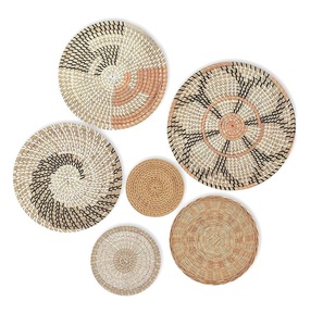 Luxury Eco-Friendly <b>Rattan</b> Flower Wall Decoration Wall Art for Festive Christmas <b>Basket</b> Pattern. - Product Image 1