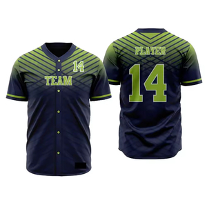 Conjunto de 2 Piezas de Uniformes Deportivos de Béisbol/Sóftbol para Hombre, Personalizados con Sublimación Premium, Tallas Grandes, Transpirables - Product Image 6