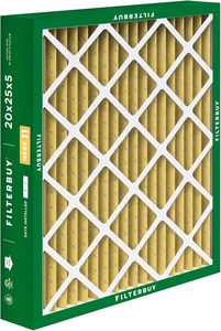 Filterbuy Filtro de Aire 20x25x5 MERV 11 Protección Contra Alergias y Mascotas (Paquete de 2) - Product Image 5