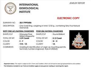 Classic Modern <b>Gold</b> Diamond Ring for Women Elegant <b>Sparkle</b> Fine Jewelry Stylish Wedding Engagement Gift Ring - Product Image 6